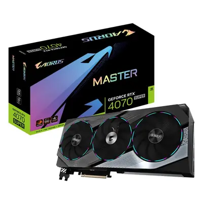 Placa video GIGABYTE AORUS GeForce RTX SUPER MASTER 12GB GDDR6X 192-bit DLSS 3.0