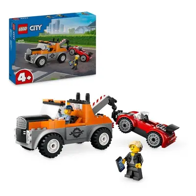 LEGO® City - Camioneta de tractare si masina sport 60435, piese