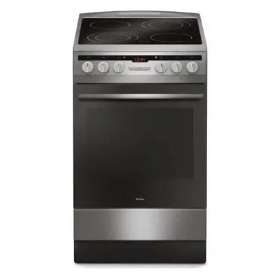 Aragaz Amica 57CE3.315HTAQ, vitroceramic, electric, L, cm, Inox