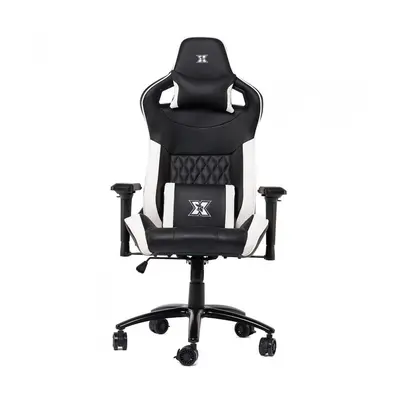 Scaun gaming Serioux Theon, Negru/Alb