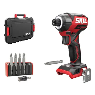 SKIL JA surubelnita cu impact cu acumulator Compact Brushless, cuplu nm, set biti + geanta de tr