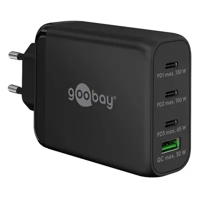 Incarcator rapid multiport, Goobay, Universal, USB-C PD, 100W, Negru