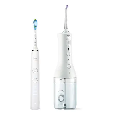 Set irigator Power Flosser si periuta de dinti Philips Sonicare DiamondClean 9000, HX3866/41, al