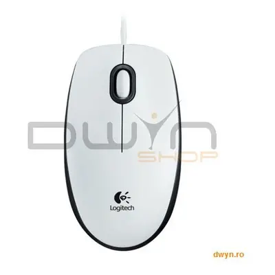 MOUSE Logitech ''M100' Optical USB Mouse, white '910-001605'