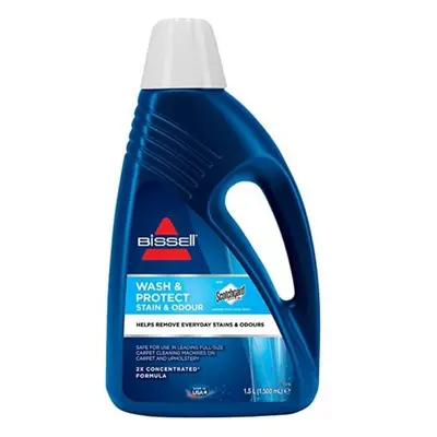 Solutie pentru covoare si tapiserii Wash&Protect Stain&Odour, Bissell, 1.5 litri