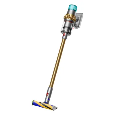 Aspirator vertical Dyson V15 Detect Absolute 447000-01, 660W, iluminare, filtru HEPA, auriu