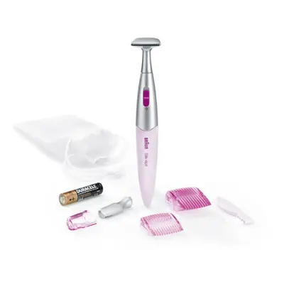 Epilator inghinal Braun FG-1100, Capete, Baterie, Roz