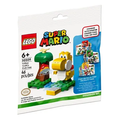 Constructor LEGO Super Mario - Yellow Yoshi’s Fruit Tree Expansion Set (30509)