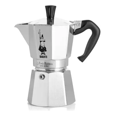 Bialetti Filtrul de cafea, Moka Express, portii, Argintiu