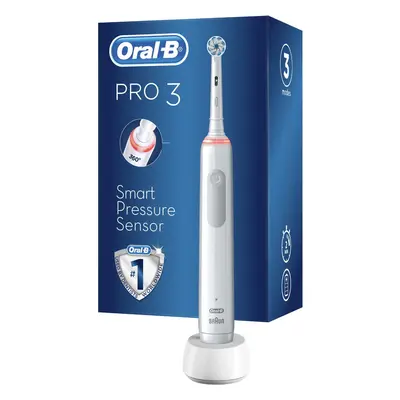 Periuta de dinti electrica Oral-B Pro 3000 Cross Action, Alba