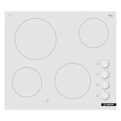 Plita electrica radianta Bosch PKE612CA2E, W, zone de gatit, Alb