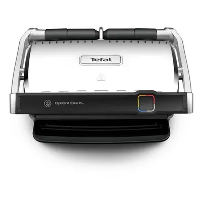 Gratar electric Tefal OptiGrill Elite XL, 2200W, programe, indicator gatire, senzor automat, pla