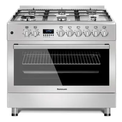 Aragaz electric Ravanson Top Chef KWGE-K90-6, zone de gatit, cm, inox