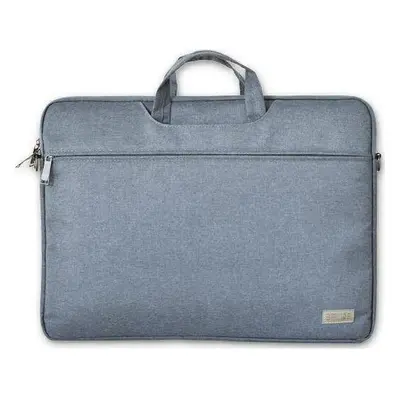 Geanta de laptop, Beline, Textil, 16", Albastru