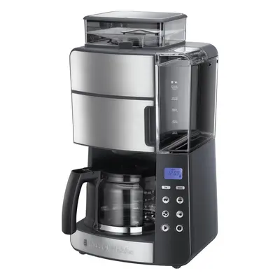 Cafetiera Russell Hobbs Grind & Brew 25610-56, W, 1.25 l, g, Rasnita ajustabila, Selector aroma,