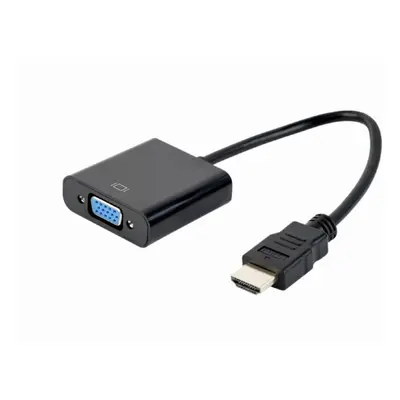 Adaptor Gembird, HDMI male - VGA female, cm, Black