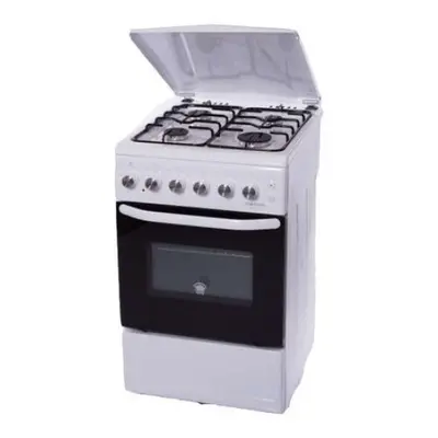 Aragaz Orion FKO-501TFW plita gaz si cuptor electric, 50x60cm, grill electric, ventilatie cuptor