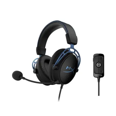 Casti gaming HyperX Cloud Alpha S, Albastru