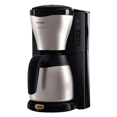 Cafetiera Philips Café Gaia HD7546/20, 1000W, 1.2L, negru/metalic