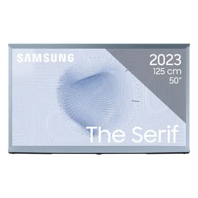 Televizor Lifestyle Samsung The Serif QLED 50LS01BH, cm, Smart, 4K Ultra HD, Clasa G, Albastru