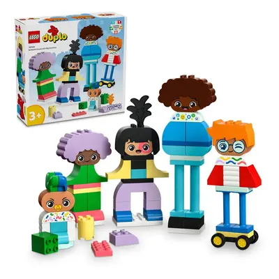 LEGO® DUPLO® - Oameni construibili cu emotii mari 10423, piese