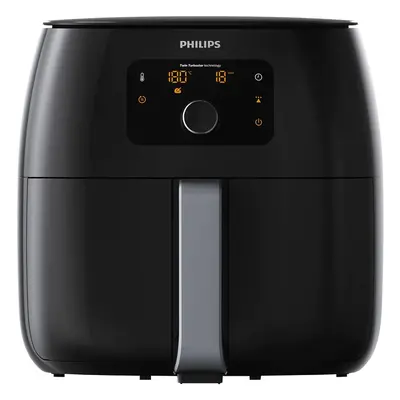 Friteuza fara ulei Philips Airfryer HD9650/90, tehnologie Twin TurboStar, 1.4 kg, display digita