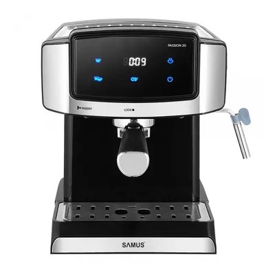 Espressor Samus Passion 20, W, Presiune abur bari, Touch Control, Rezervor apa ml, Filtru detasa