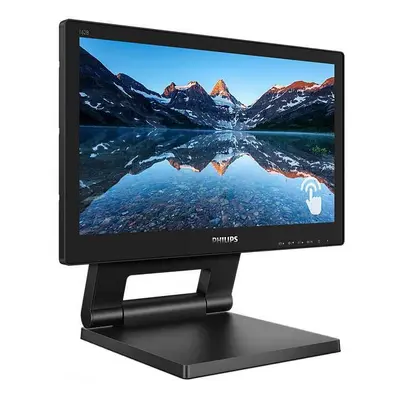 Monitor LED TN Philips 15.6", HD, Touchscreen, Display Port, Negru