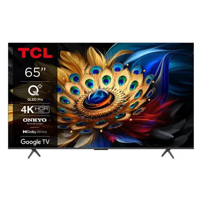 Televizor TCL QLED 65C655, cm, Smart Google TV, 4K Ultra HD, Clasa F (Model 2024)