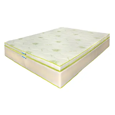 Saltea de pat Ortopedica cu Arcuri Pocket, 140x200 – Aloe Vera Adaptive 4 in 1, Topper detasabil