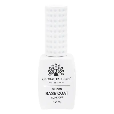 Base Coat Silicon Soack-off, baza pentru intarirea unghiilor, Global Fashion, transparenta, 12ml