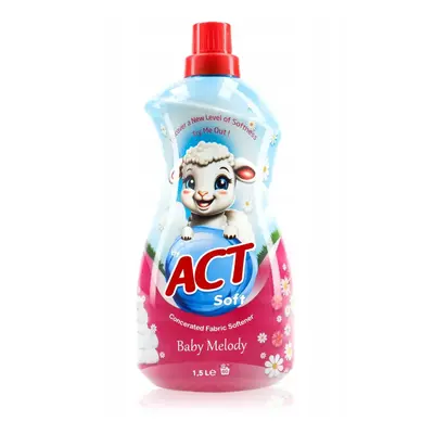 ACT Soft Baby Melody 1.5 L, balsam de rufe concentrat Engros, 60 spalari