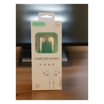 Casti cu fir HY-29 pentru iPhone cu microfon si control pe fir, In-Ear, mufa Lightnining, 120Ccm