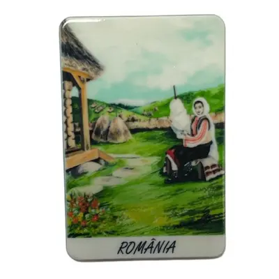 Magneti Engros pentru frigider, din plastic, Suvenir ROMANIA