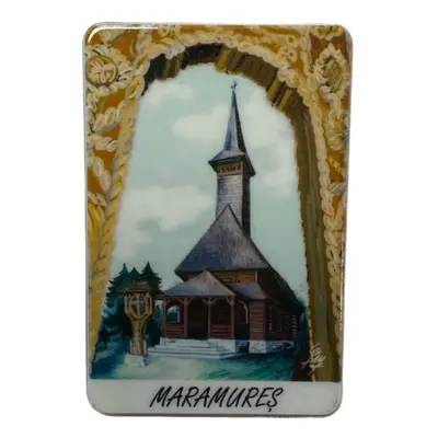 Magneti Engros pentru frigider, din plastic, Suvenir MARAMURES