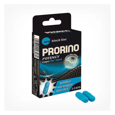 Capsule Ero Black Line Prorino POTENCY Caps, pentru potenta si erectii puternice, 2 buc