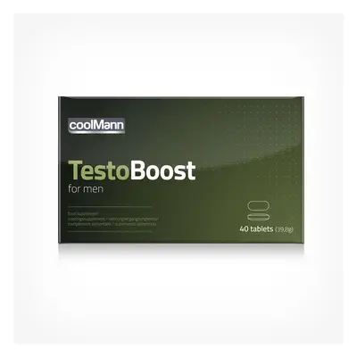 Capsule CoolMan TestoBoost, pentru potenta, erectii puternice si libidou barbati, 1 cutie x 40 b