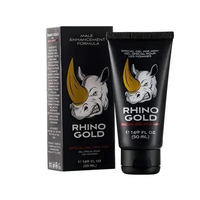 Gel amplificator RHINO GOLD ORIGINAL, pentru potenta, marirea penisului si erectii puternice, 50