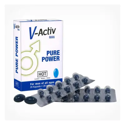 Capsule V-Activ for MEN, pentru potenta si erectii puternice si ferme, 20 buc