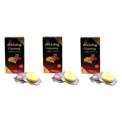 Set 6 Bomboane afrodisiace premium concentrate, DIBLONG GINSENG BONBONS for MEN, pentru potenta,