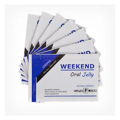 Weekend Oral Jelly, jeleu pentru potenta si erectii puternice, 7 plicuri