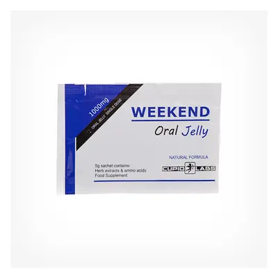 Weekend Oral Jelly, jeleu pentru potenta si erectii puternice, 1 plic