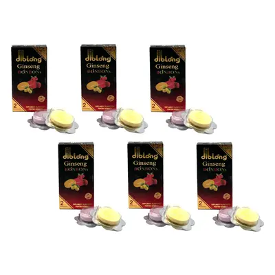 Set 12 bomboane afrodisiace premium concentrate, DIBLONG GINSENG BONBONS for MEN, pentru potenta