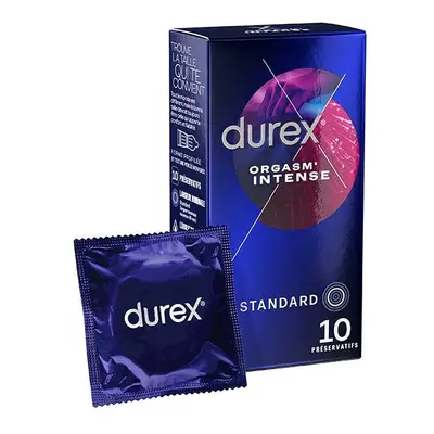 Prezervative cu striatii Durex Intense, cu efect de stimulare clitoridiana si intensificare orga