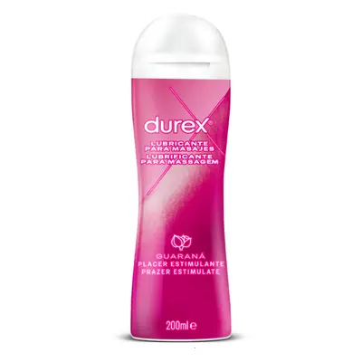 Lubrifiant si gel de masaj DUREX Guarana, cu efect 2 in 1, 200 ml