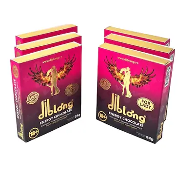 Set 6 afrodisiace ciocolata premium concentrat, DIBLONG ENERGY CHOCOLATE for LADY, pentru orgasm