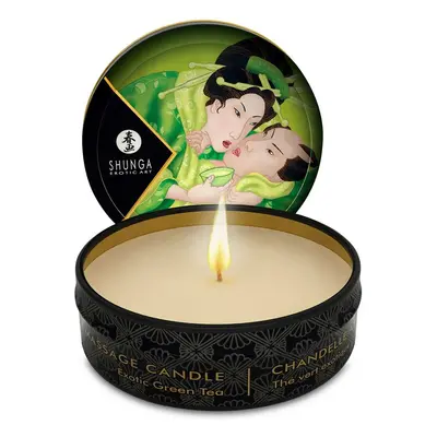 Lumanare pentru masaj ZENITUDE - Shunga, cu aroma de ceai verde, 30 ml