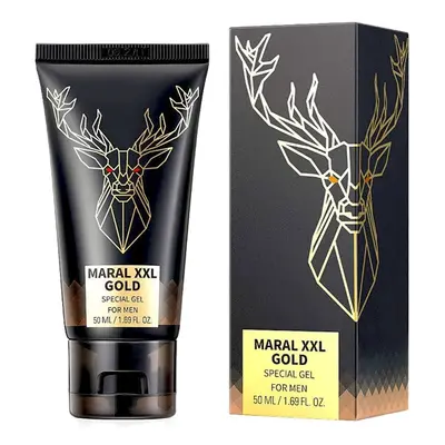 Gel pentru potenta MARAL GOLD XXL, marire penis, erectii puternice si intarziere ejaculare, 50 m