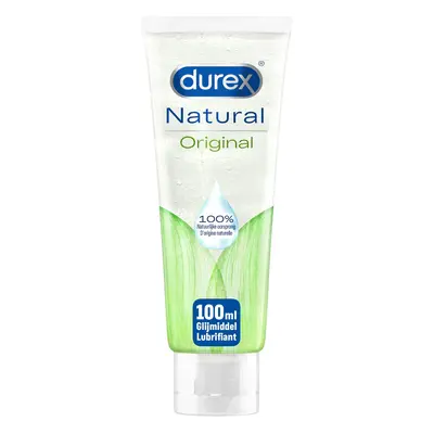 Lubrifiant Durex Natural Original, pe baza de apa, 100 ml