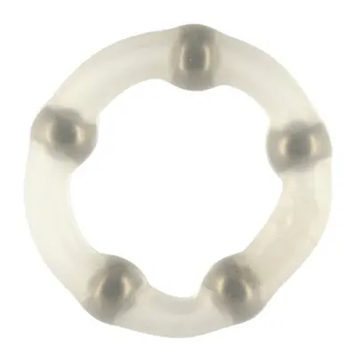 Inel pentru penis SEVEN CREATIONS Robotic Beaded Cockring, din silicon, design cu bile pentru st